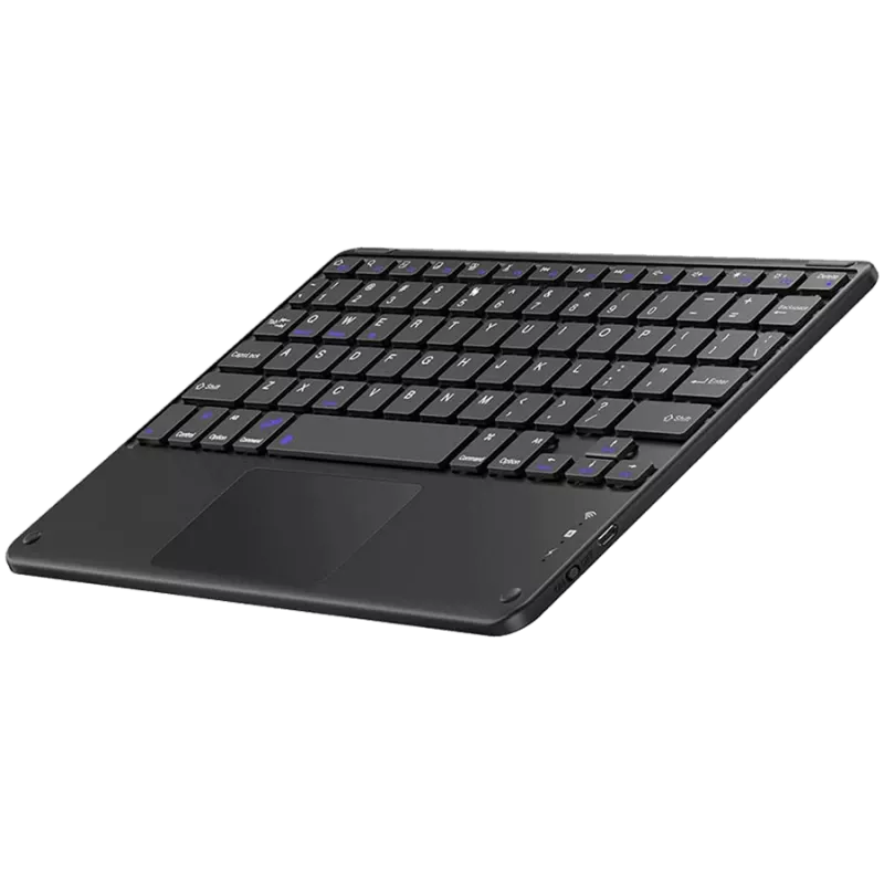 Blackview K2 Bluetooth-klaviatuur, 242.3х168.7х6.5, Bluetooth 3.0, aku 280 mAh, Windows, Android, iOS, must