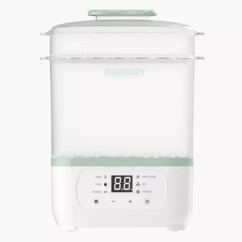 Momcozy BS002 8-ühes elektriline auru beebipudelite sterilisaator EU