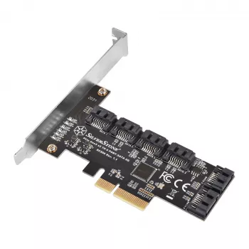 SILVERSTONE Serial ATA kontroller SST-ECS06 — PCIe kaart 6 SATA pordiga
