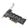 SILVERSTONE Serial ATA kontroller SST-ECS06 — PCIe kaart 6 SATA pordiga