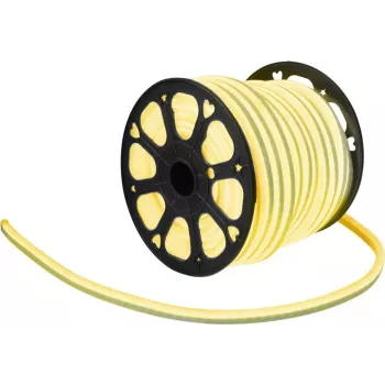 LED Neon Flex 230V EUROLITE õhuke kollane 100 cm — paindlik LED-valgusriba, 230 V, 1 m