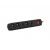 Pistikupesade riba Armac ARC5 must 5 vahelduvvoolupesaga 250 V 5 m