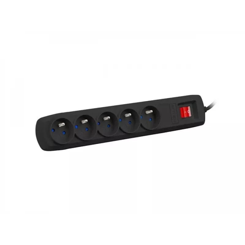 Pistikupesade riba Armac ARC5 must 5 vahelduvvoolupesaga 250 V 5 m