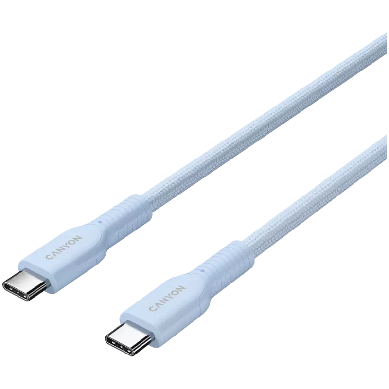 CANYON kaabel OnWire 60CL C-C 60W COLOR Punutud 1m Hele-sinine
