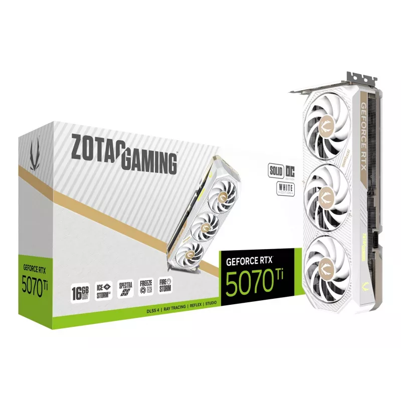 ZOTAC GAMING GeForce RTX 5070 Ti SOLID CORE OC 16GB GDDR7 graafikakaart