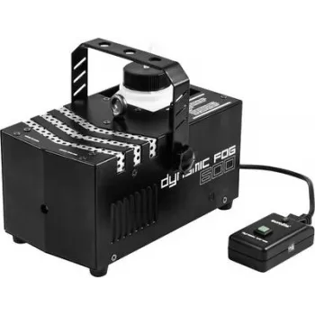 Udumasin EUROLITE DYNAMIC FOG 600 koos kinnitusklambri ja kaugjuhtimispuldiga