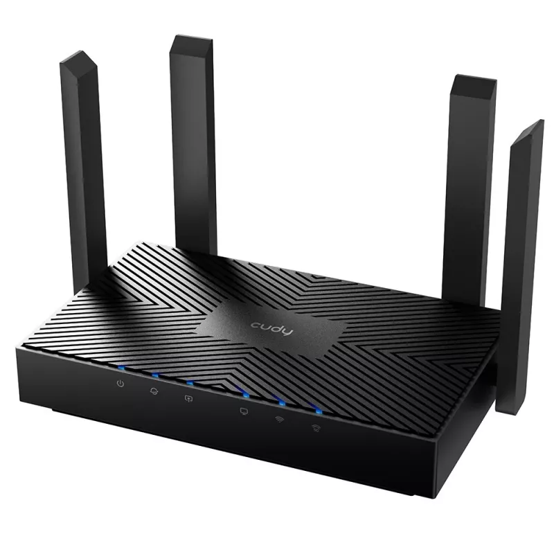 Cudy WR3000 juhtmevaba ruuter Gigabit Ethernet kaheriba (2,4 GHz / 5 GHz) Must