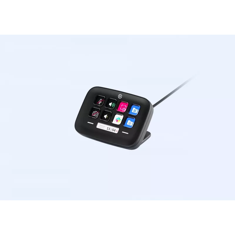 Riistvaraline Stream Deck Elgato Neo must 10GBJ9911 — kohandatavad nupud otseteede ja makrode jaoks