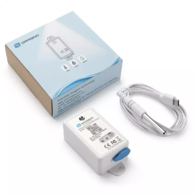 DRAGINO LoRaWAN temperatuuri- ja niiskusandur LHT65S-EU868-E3 — LoRaWAN EU868 keskkonnaandur