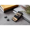 Telefonikorpus man and wood iPhone XS Max jaoks — valge eebenipuu must