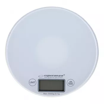 Elektrooniline köögikaal ESPERANZA EKS003W, 5 kg, 1 g täpsus, karastatud klaas, puutjuhtimine