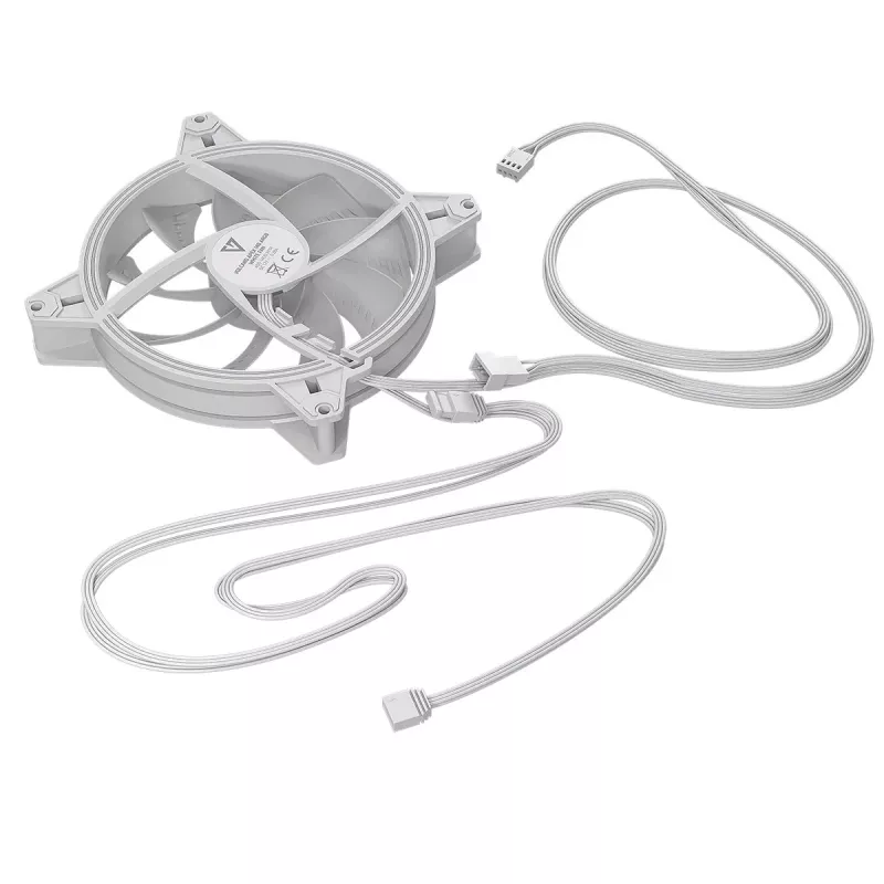 Korpuse ventilaator MODECOM VOLCANO APEX 140 ARGB valge 140mm