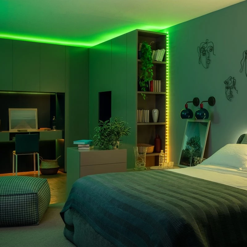 LED vanik Twinkly TWD200STP-TEU mitmevärviline siseriba, 5 cm vahedega, IP20, läbipaistev kaabel