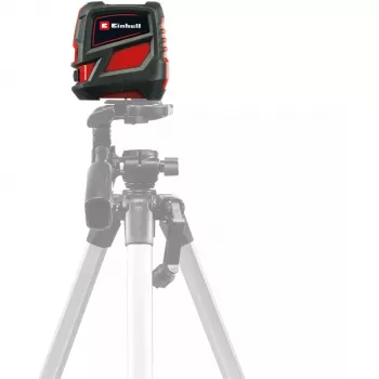 Lasernivelliir Einhell TC-LL 2 G — isetasanduv roheline rist ja 360° joon