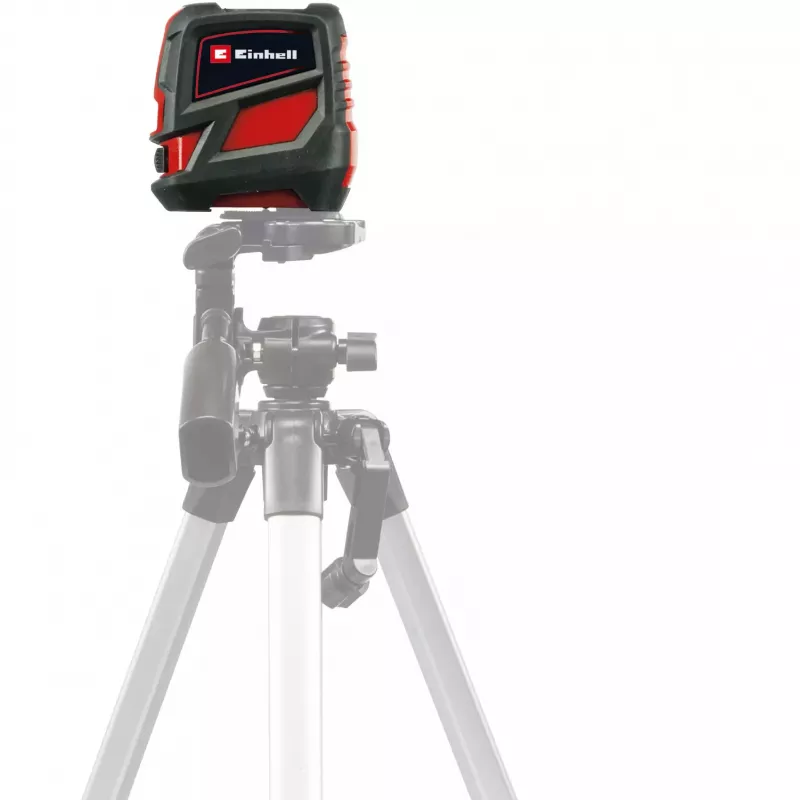 Lasernivelliir Einhell TC-LL 2 G — isetasanduv roheline rist ja 360° joon