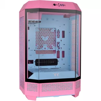 Thermaltake The Tower 300 Bubble Pink roosa karastatud klaas - Midi/Mini Tower - ATX