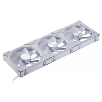 Phanteks D30-140 140mm Valge PWM Case Fan 3-pack — 140x30 mm, 250–1800 RPM, FDB