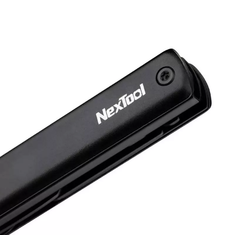 Mitmeotstarbeline taskulambi-pliiats Nextool NE20026 — LED 50 lm, 90 min tööaeg, roostevaba teras nuga, käärid, USB-C, alumiinium, 125×15 mm, 38 g