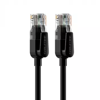 Võrguparanduskaabel CABLETIME Cat6 UTP 25 m, must