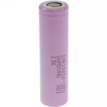 Laetav Li-ioon 18650 aku Samsung INR18650 30Q 3000mAh 3,6V tasane ots