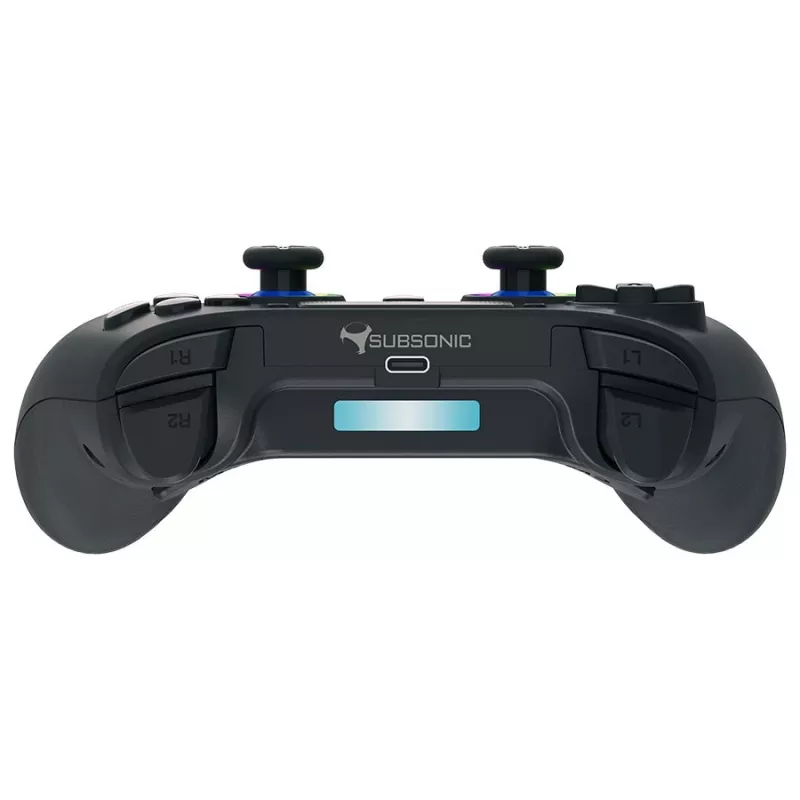 Gamepad Subsonic PS5 Wireless LED Controller Must D-pad Kodu Valikud Jaga