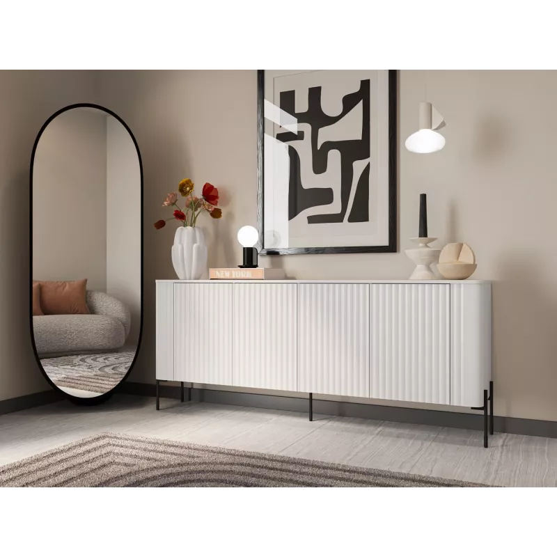 Cama VERA kummut 190x40x80 mattvalge