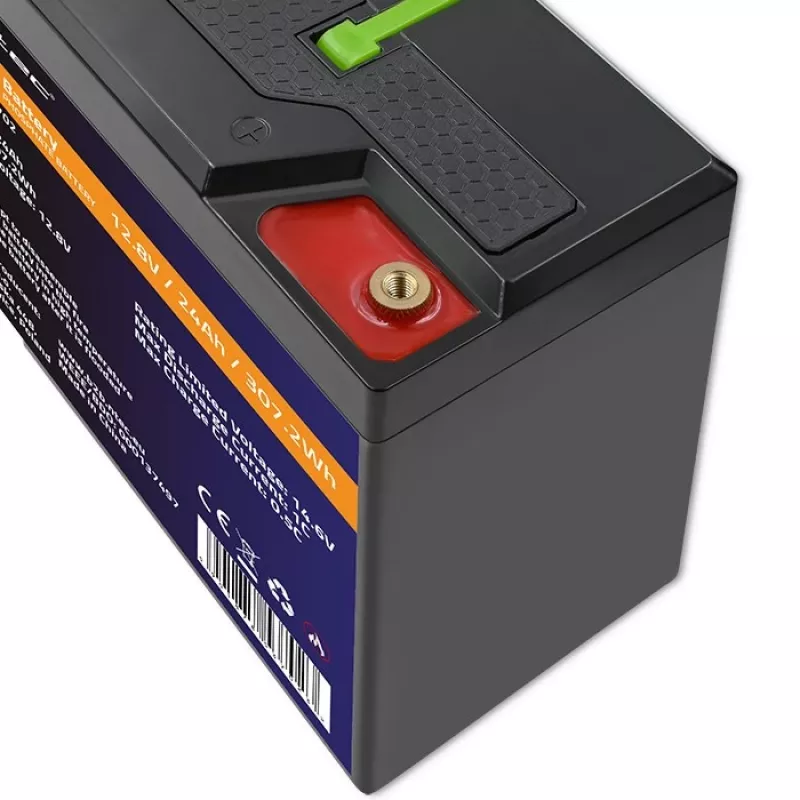 Qoltec 53702 LiFePO4 liitiumraudfosfaataku | 12,8V | 24Ah | 307,2Wh | BMS