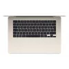 MacBook Air 15, Starlight, M4 (10-CPU/10-GPU), 24GB, 512GB, saksa, 35W Dual USB-C Port toiteadapter, MC6K4D/A