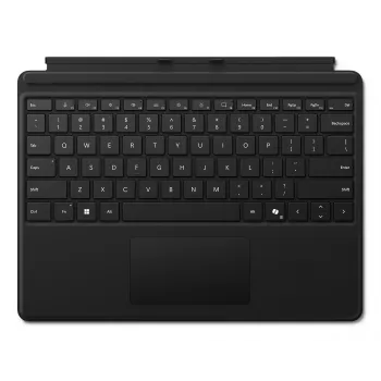 Microsoft Surface Pro klaviatuur – saksa, must, Surface Coveri port