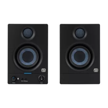 Stuudio aktiivmonitorid PreSonus Eris 3.5 BT 2nd Gen — 2×25 W RMS, 80–20 000 Hz, Bluetooth 5.0, RCA/TRS sisendid, 3,5 mm kõrvaklapiväljund