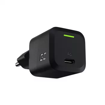 Mobiilseadme laadija roheline Cell CHARGC06, USB-C 33W, Quick Charge 3.0, vahelduvvoolu sisend 100–240V, must