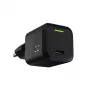 Mobiilseadme laadija roheline Cell CHARGC06, USB-C 33W, Quick Charge 3.0, vahelduvvoolu sisend 100–240V, must