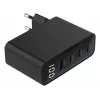 Gembird TA-UC-PDQC100LCD-01-BK mobiilseadme laadija Sülearvuti, Nutitelefon Must AC Kiirlaadimine Siseruumides
