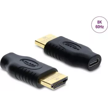Adapter DELOCK USB USB-C to HDMI (DP Alt Mode) 8K 60 Hz HDR ja HDCP toega