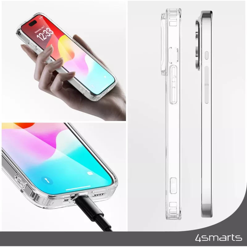 Shell case 4smarts 540606 iPhone 15 Plus läbipaistev 17 cm