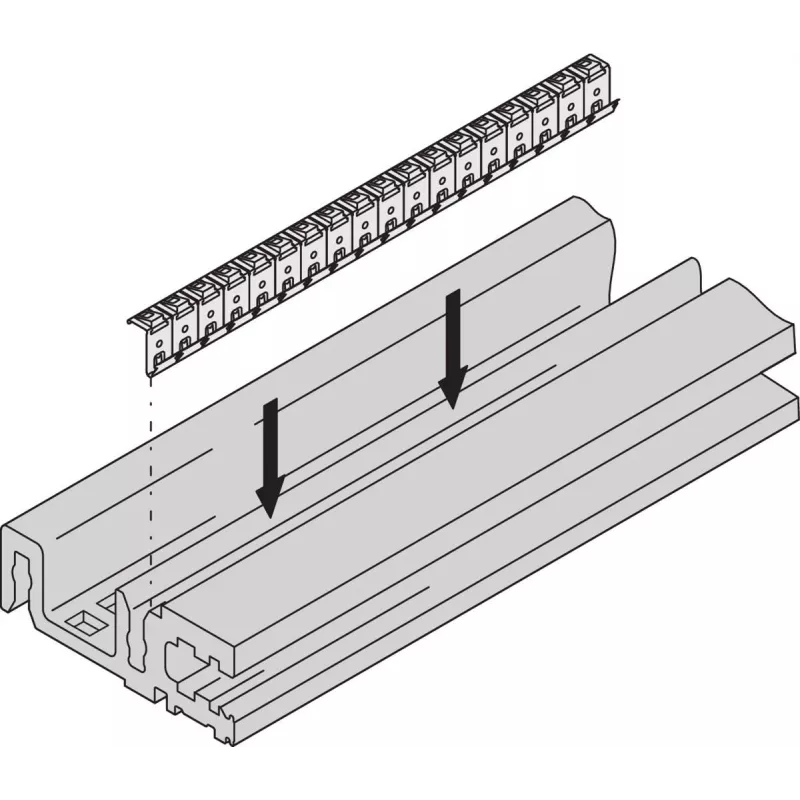 SCHROFF HORIZ.RAIL H VT 84HP EMC - Rack-Accessory (24576084)