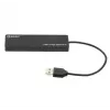 USB-jaotur Tellur Basic 4-pordiline USB 2.0 — must, 4x USB-A porti