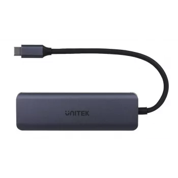 UNITEK uHUB Q4 USB-jaotur USB-C 5000 Mbit/s Hall