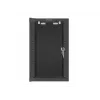 Seinale kinnitatav riiul LANBERG WF10-2309-10B 9U, 469×280×310 mm, 10-tolline sügavus, must, IP20