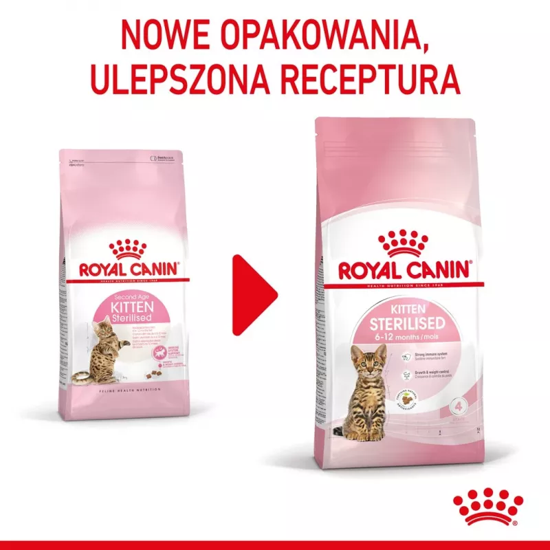 Kuiv kassitoit Royal Canin Kitten Sterilised 3,5 kg — linnuliha, 34% valku, 12% rasva