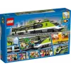 LEGO 60337 City Express reisirongi komplekt – kaugjuhitav mänguasi lastele, poistele ja tüdrukutele, töötavate esitulede, 2 vaguni ja 24 rööpatükiga