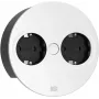Socket Outlet Bachmann 946.008 2 x Type F Silver Desktop Embedded