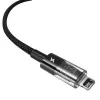 Baseus Gem USB to IP 2.4A kiirlaadimiskaabel 2 m Must