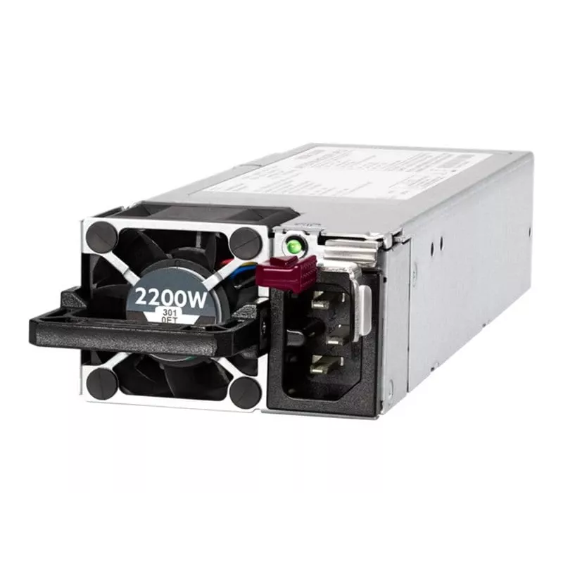 Hewlett Packard Enterprise HPE - Toiteplokk Hot-Plug (Plug-In Module) - Flex Slot - 80 PLUS Titanium - AC 200/240 V (P44712-B21)