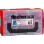 Fischer FIXtainer -DUOPOWER lühike / pikk - tüübel - helehall / punane - 210 tk