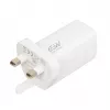 iBOX C-65 Valge, GaN 65W universaalne laadija UK pistikuga