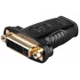 Wentronic Goobay HDMI™ / DVI-I adapter, HDMI standard-pistikupesa (tüüp A), must - 19-pin HDMI™-pistikupesa > DVI (24+5) pistikupesa (68690)