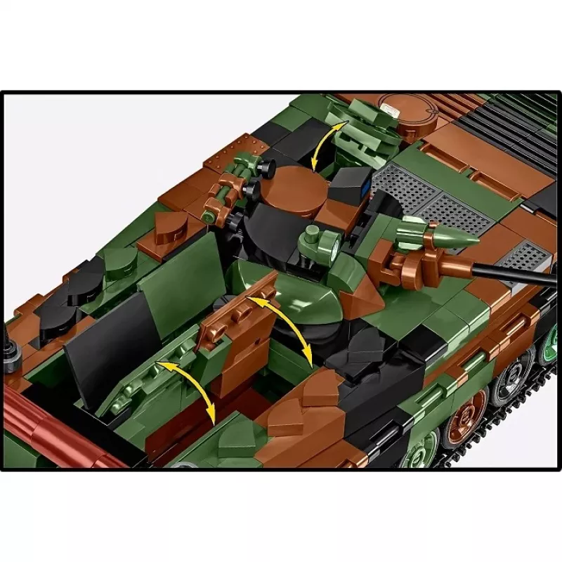 Ehitusklotside komplekt Cobi Armed Forces BWP-1 2630 — Poola/Ukraina amfiibse soomustransportööri mudelikomplekt