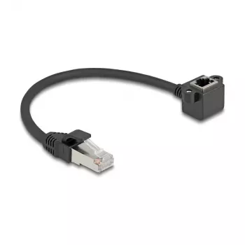 Võrgukaabel DeLOCK 81040 RJ-45 Cat6 0,25 m Must