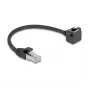 Võrgukaabel DeLOCK 81040 RJ-45 Cat6 0,25 m Must